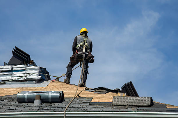 Professional Gutter Installation technician working in Ponca, NE